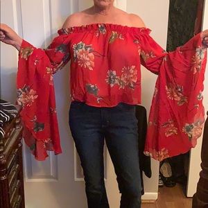 Ladies Bohemian Crop Top